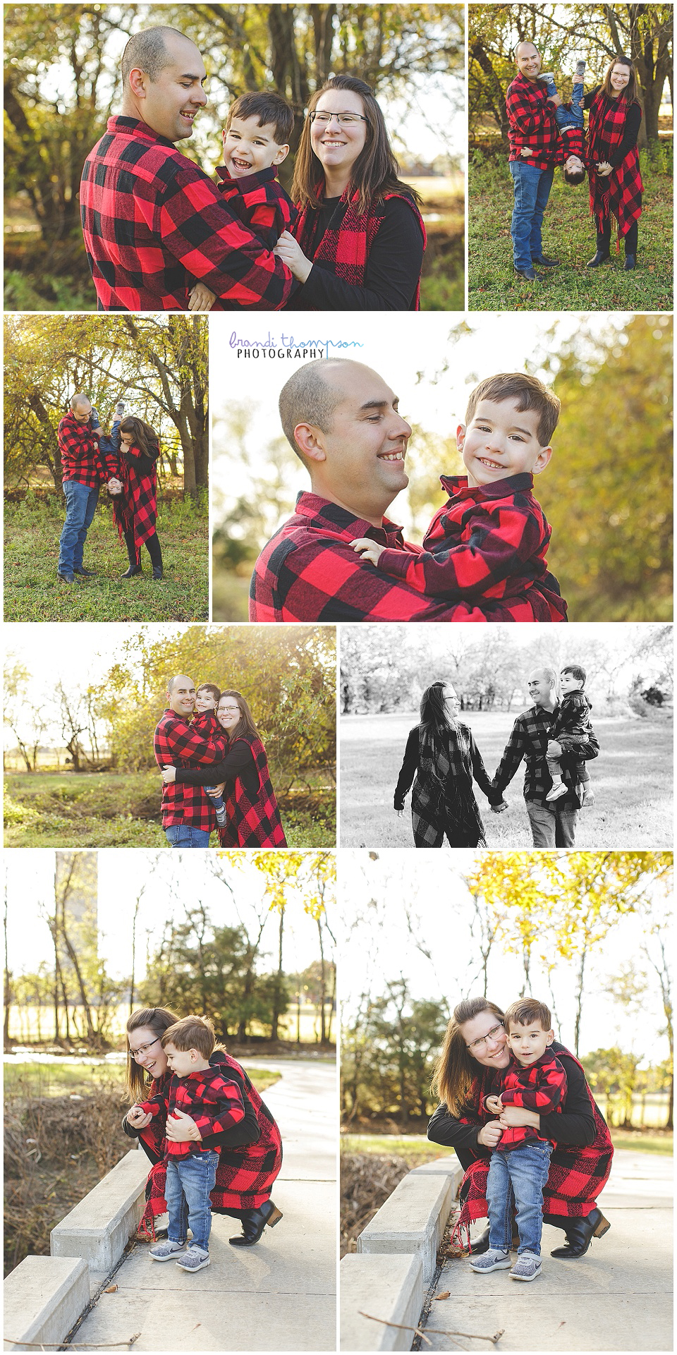 outdoor fall family session at parker rose garden, by plano family photographer